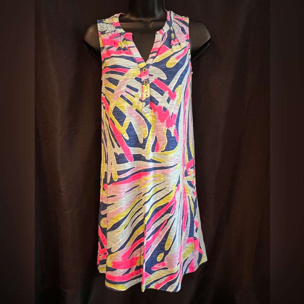 Lilly Pulitzer Essie Shift Dress Indigo Sea Dreamin